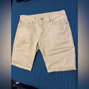 Signature by Levi Strauss Tan Flat Front Shorts